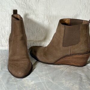 Brown Suede Ankle Boots